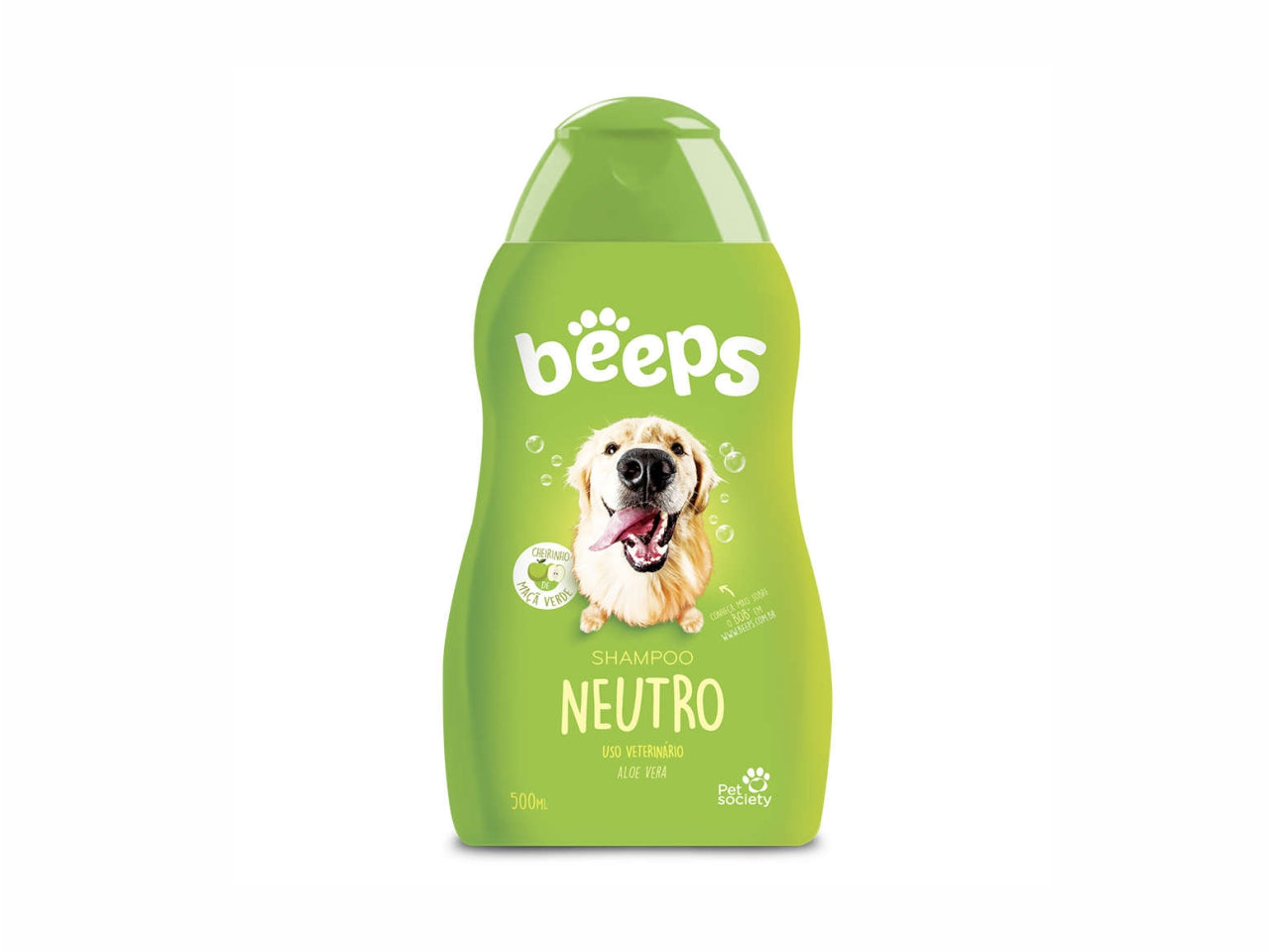 Shampoo Neutro BEEPS 500ml | Para Cães e Gatos de Todas as Idades