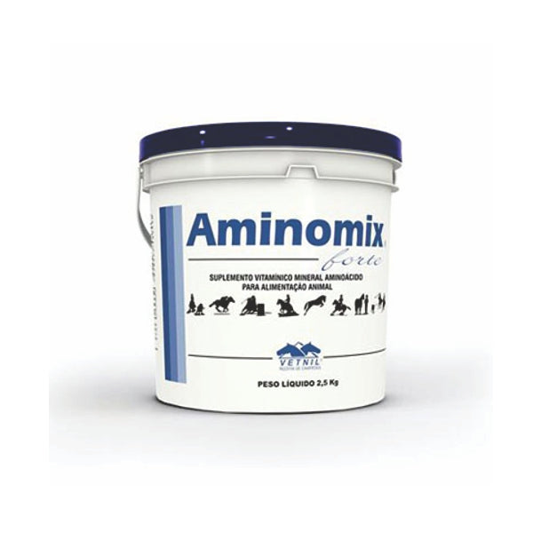 Aminomix Forte 2,5Kg | Suplemento para para Cães, Gatos e Mustelídeos | Vetnil