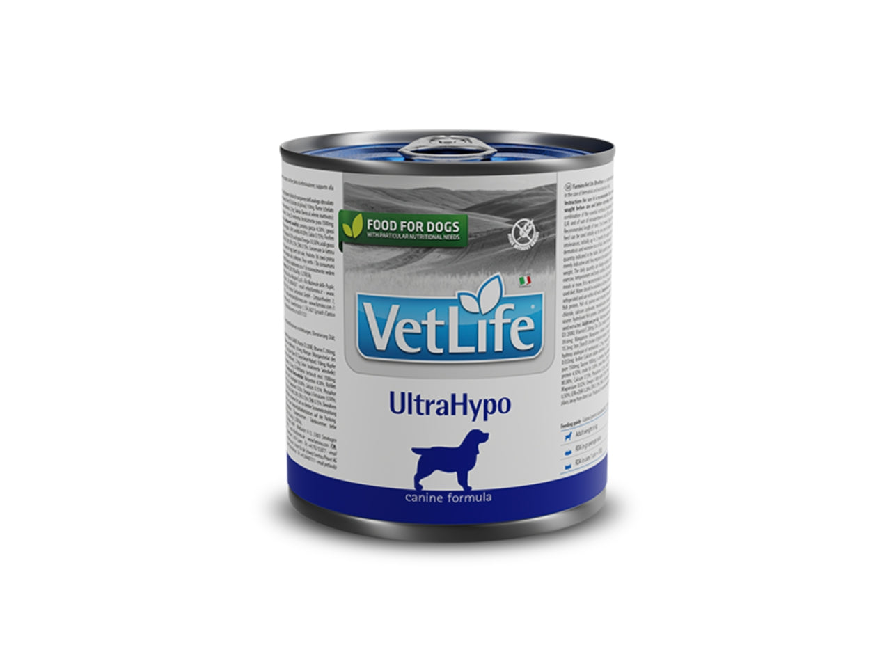 Ração Úmida Vet Life UltraHypo Cães Alergia Severa Lata 300g