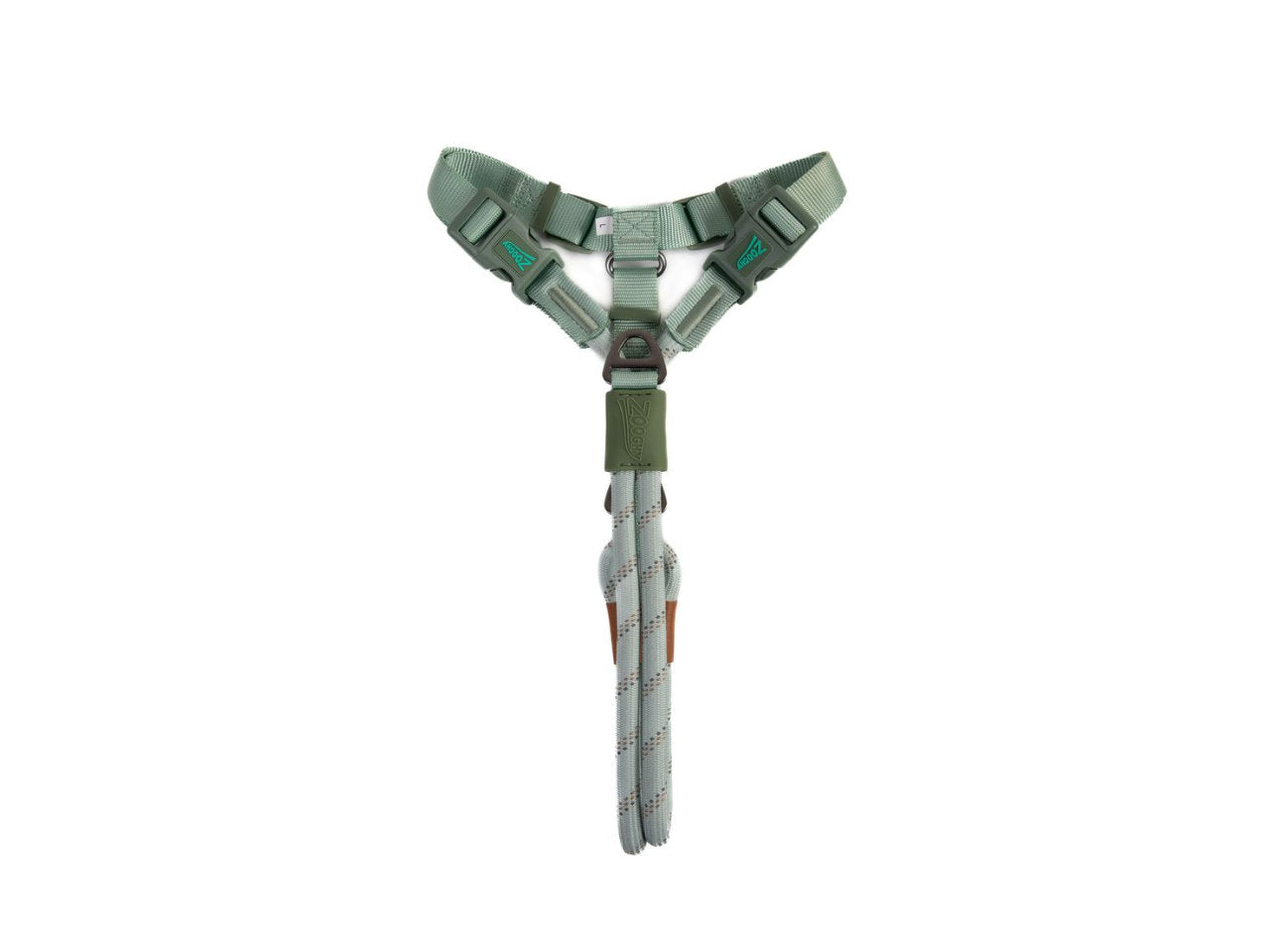 Peitoral Soft Pull Corda Menta Verde Para Cães | Zooghy