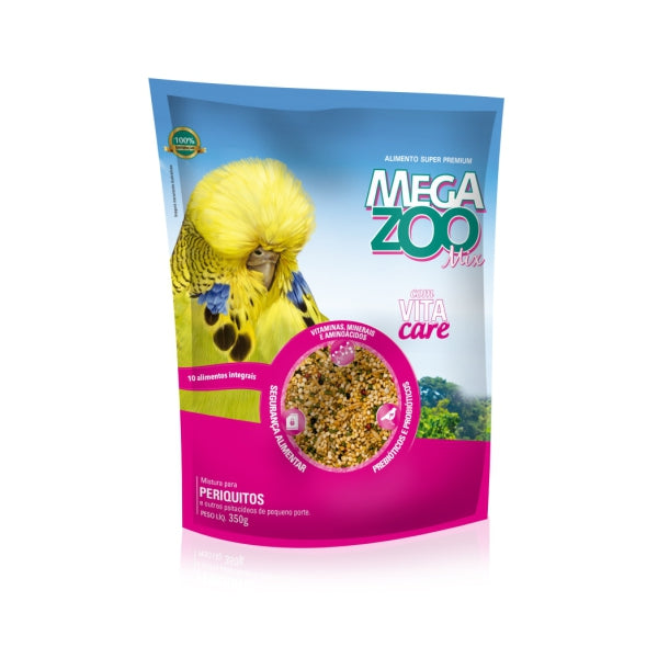 Ração Mix para Periquitos 350g | Megazoo