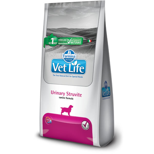 Ração Vet Life Natural Urinary Struvite | para Cães Adultos com Distúrbios Urinários | Farmina
