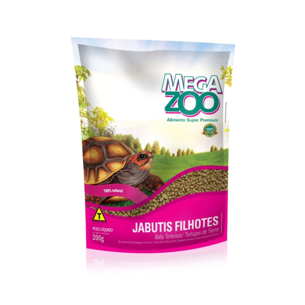 Ração Extrusada Jabutis Filhotes 200G | Megazoo