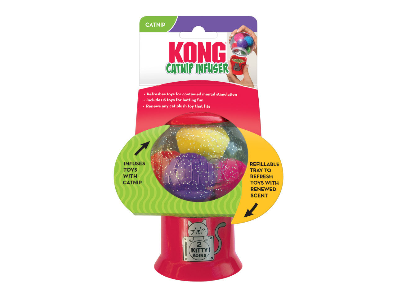 Brinquedo KONG Catnip Infuser | Gatos
