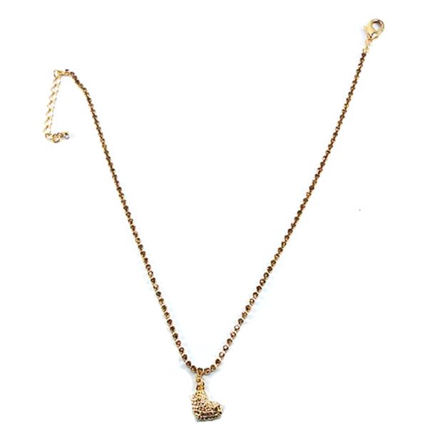 Corrente De Strass Coraçao Para Pet Pelle Pet