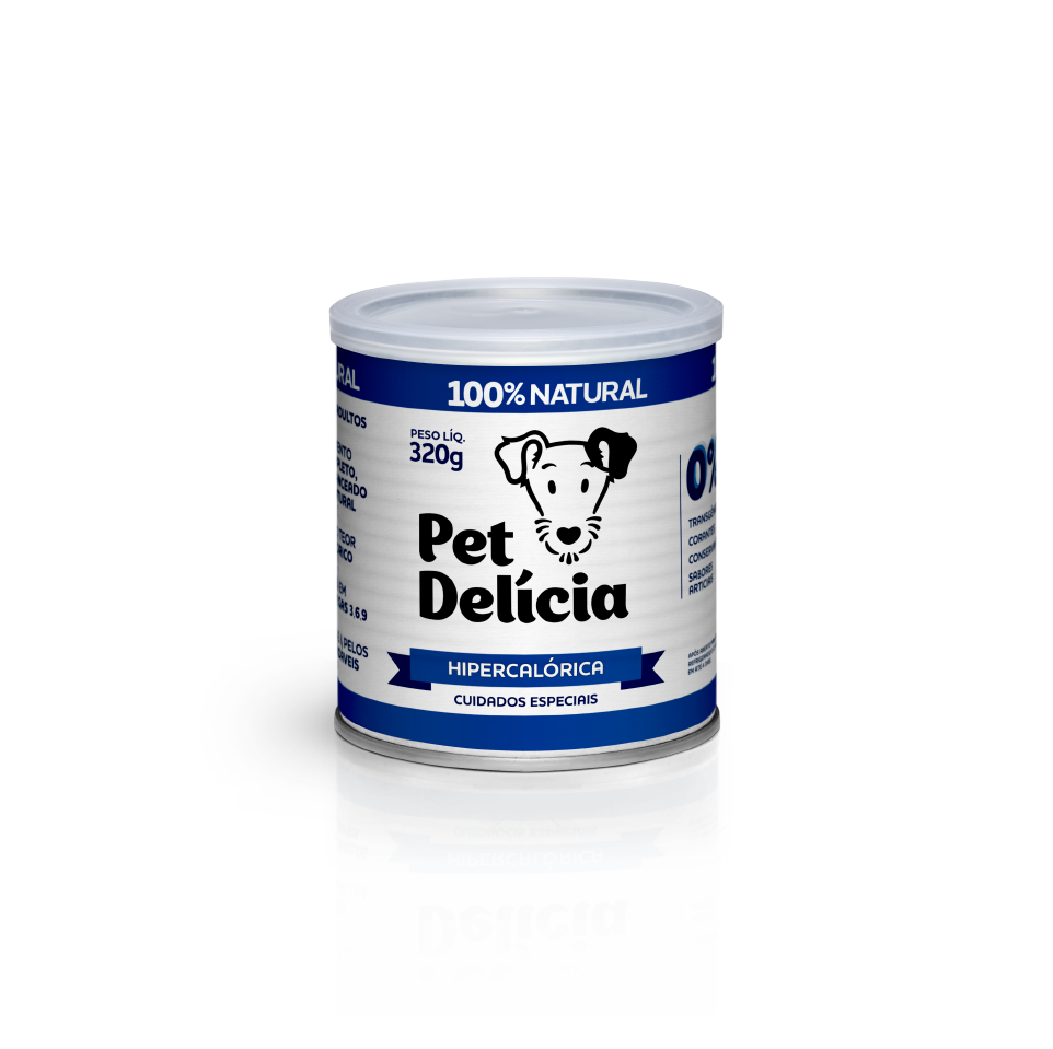 Pet Delícia Hypercaloric Dog Food 320g | Natural Food for Dogs in Recovery