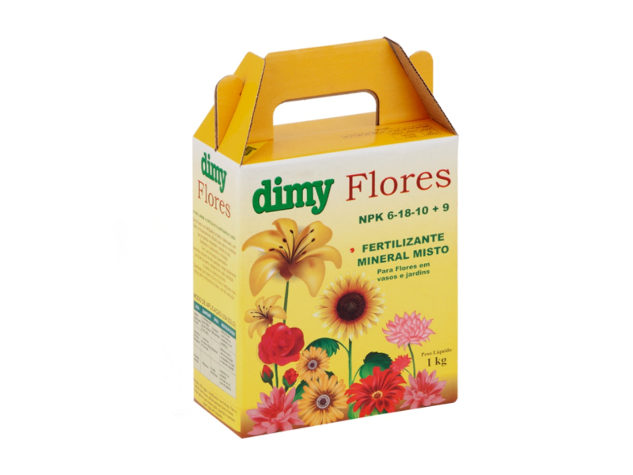 Dimy Flores NPK Mixed Mineral Fertilizer 6-18-10 + 9 1kg