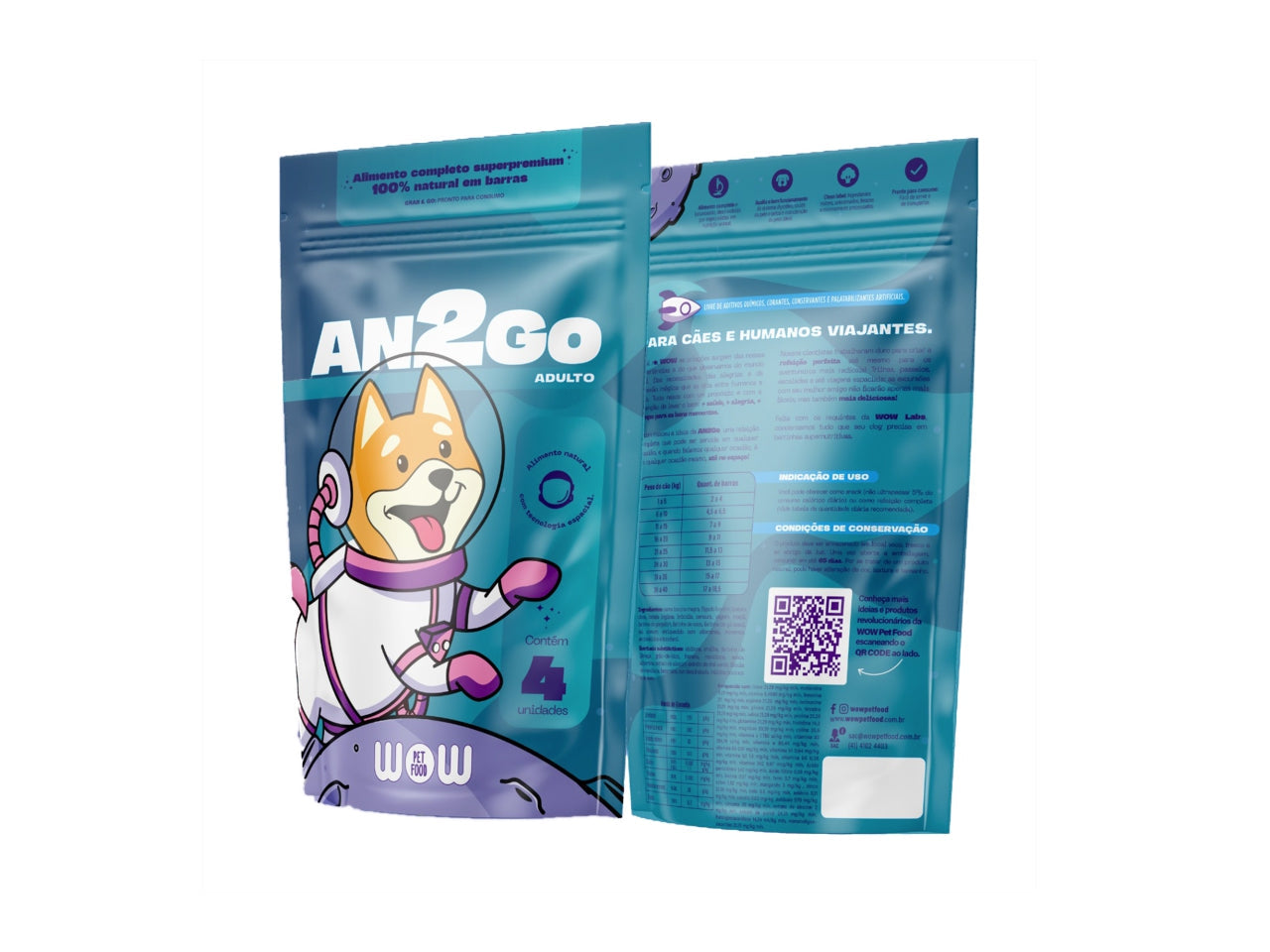 AN2Go Adult WOW Pet Food Natural Food for Dogs