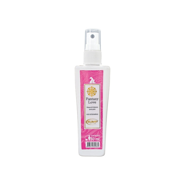 Côlonia Perfume Pet Cães e Gatos Acqua Fantasy Love 80 ml | Ecovet