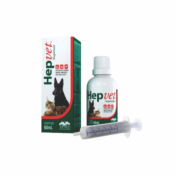 Hepvet Suspension Supplement 60ml for Dogs and Cats