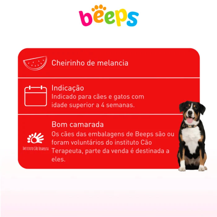 Beeps 2 in 1 Short Hair Shampoo 500ml for Dogs and Cats | Blueberry and Chamomile