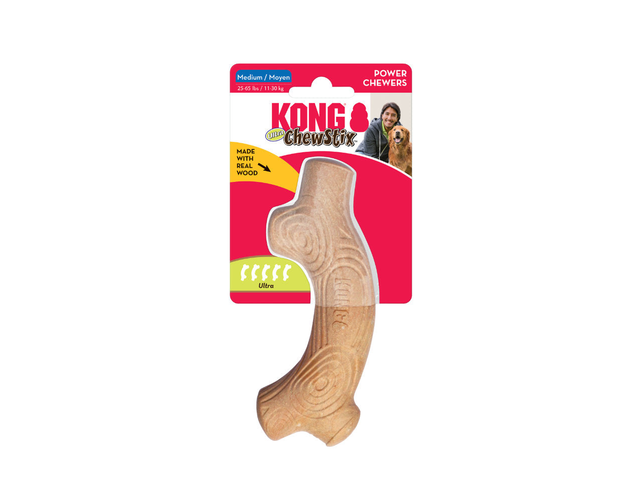 Brinquedo Mordedor KONG ChewStix Ultra Stick | Cães M