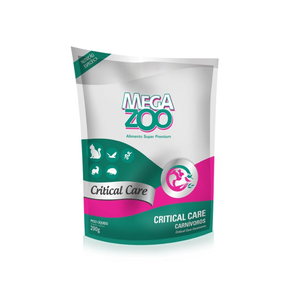 Ração 200g Critical Care Carnívoros | Megazoo