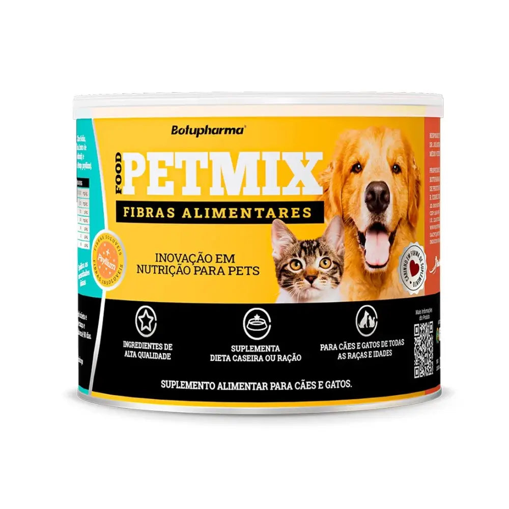 Suplemento Food Dog Pet Mix Fibras Alimentares Cães e Gatos | Botupharma