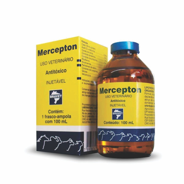 Mercepton Antitóxico Bravet Injetável 100ml | Chemitec