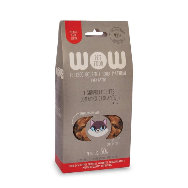 WOW Pet Food Natural cat treat with crispy pork loin flavor