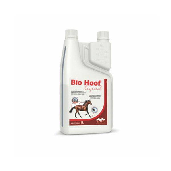 Bio Hoof Liquid 1L | Suplemento para Cascos, Pelo, Crina e Cauda | Vetnil