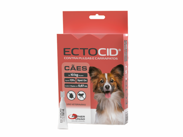 Ectocid Spot On Up to 10kg 0.67ml | Flea and Tick Treatment for Dogs