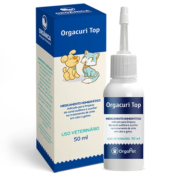 Medicamento Homeopatico Orgacuri Top 50 Ml Para Cães e Gatos | OrgaPet