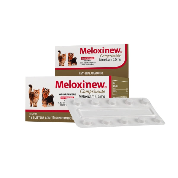 Meloxinew Anti-inflammatory for Dogs and Cats with 10 Tablets 0.5 Mg