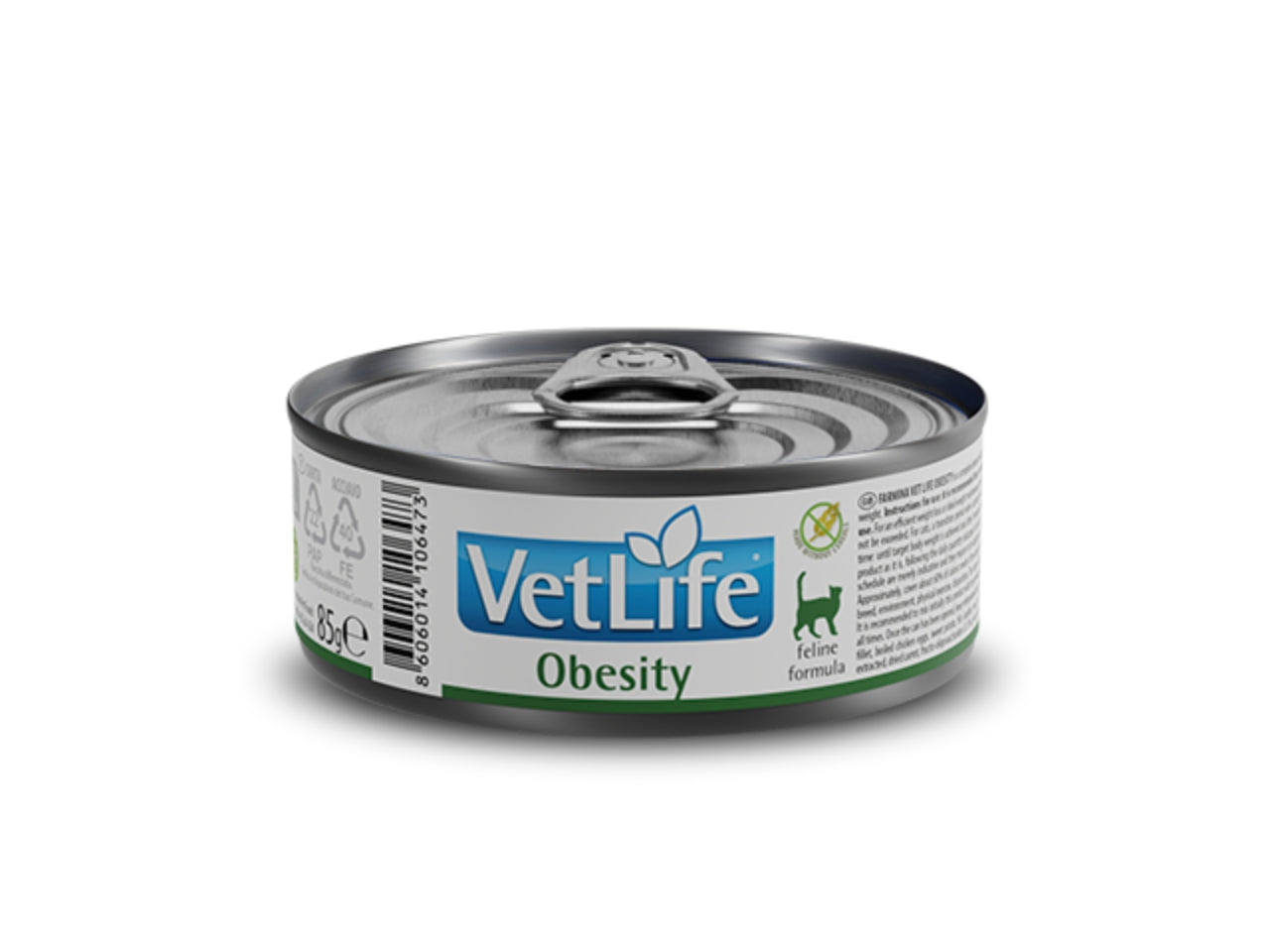 Ração Úmida Vet Life Obesity Gatos Obesos Sachê 85g