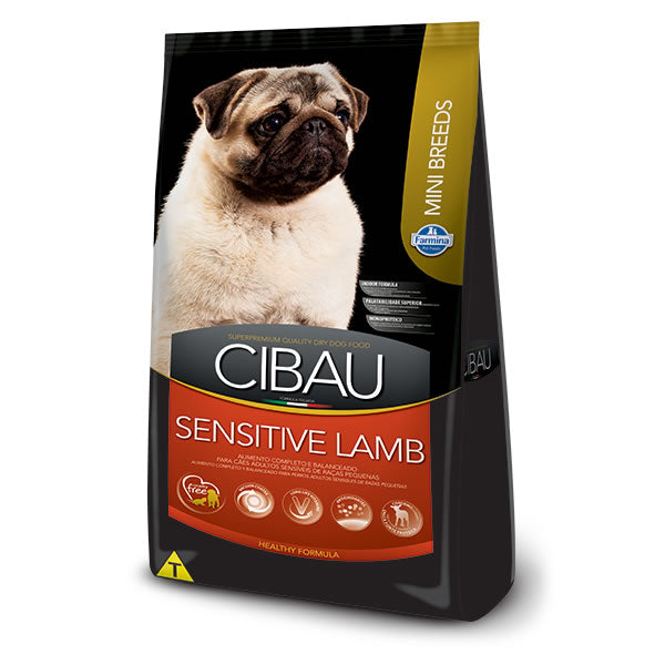 Ração Cibau Sensitive Lamb Mini Breeds | Farmina