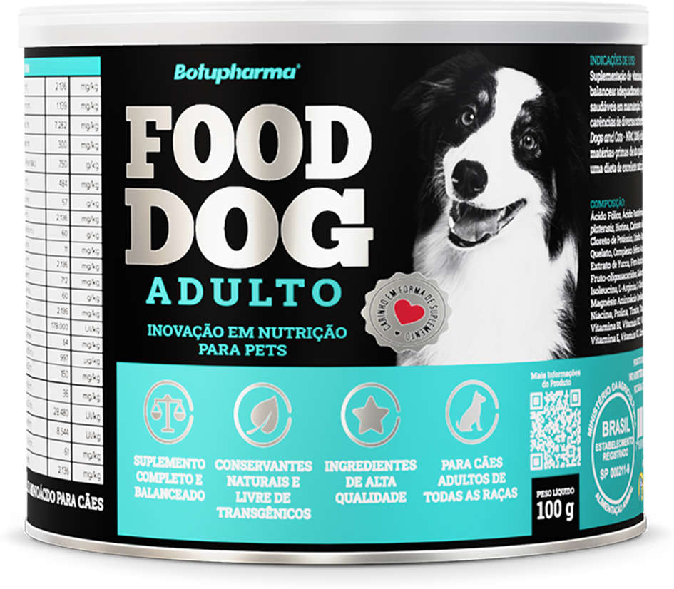 Suplemento Vitamínico Pet Food Dog Adulto Manutenção | Botupharma