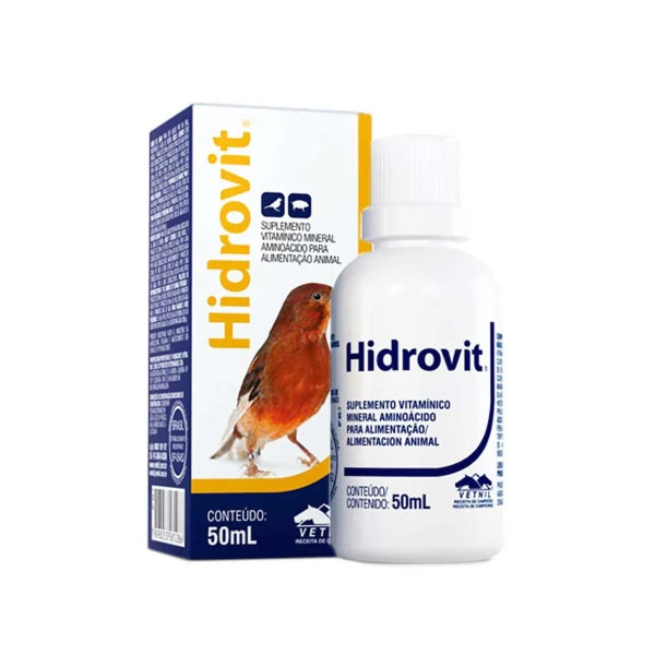 Hidrovit Suplemento Vitaminico Para Aves 50 ML | Vetnil