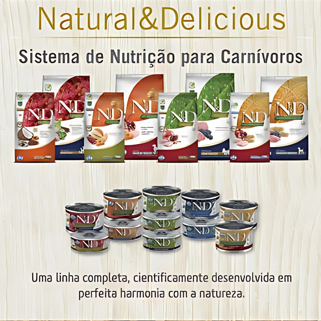Ração ND Tropical Selection Salmão 2kg + 500g | para Cães Adultos Mini | Farmina