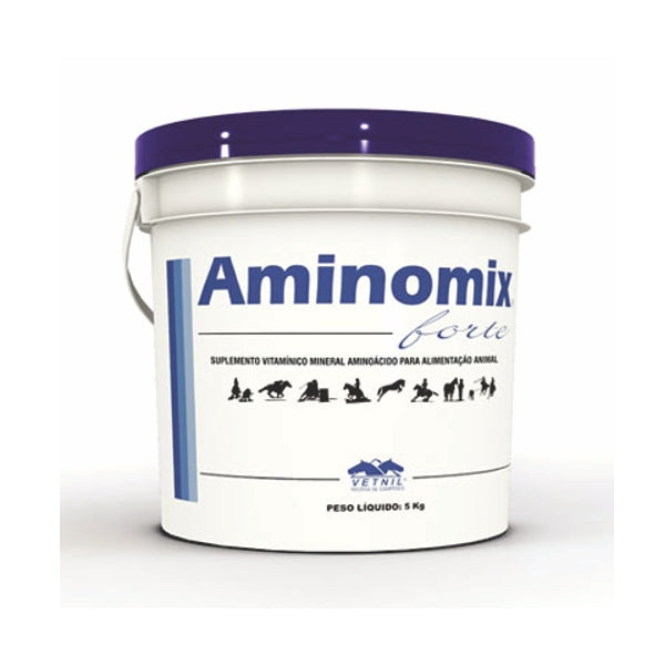 Aminomix Forte 5Kg | Suplemento para para Cães, Gatos e Mustelídeos | Vetnil