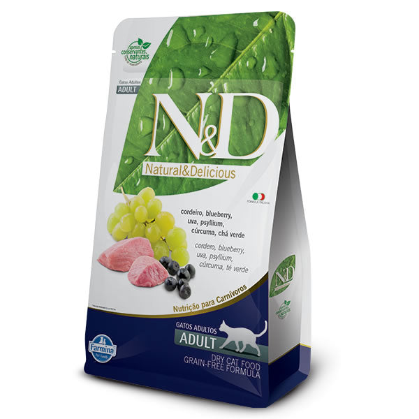 Ração ND Prime Gatos Adultos Cordeiro e Blueberry | Farmina
