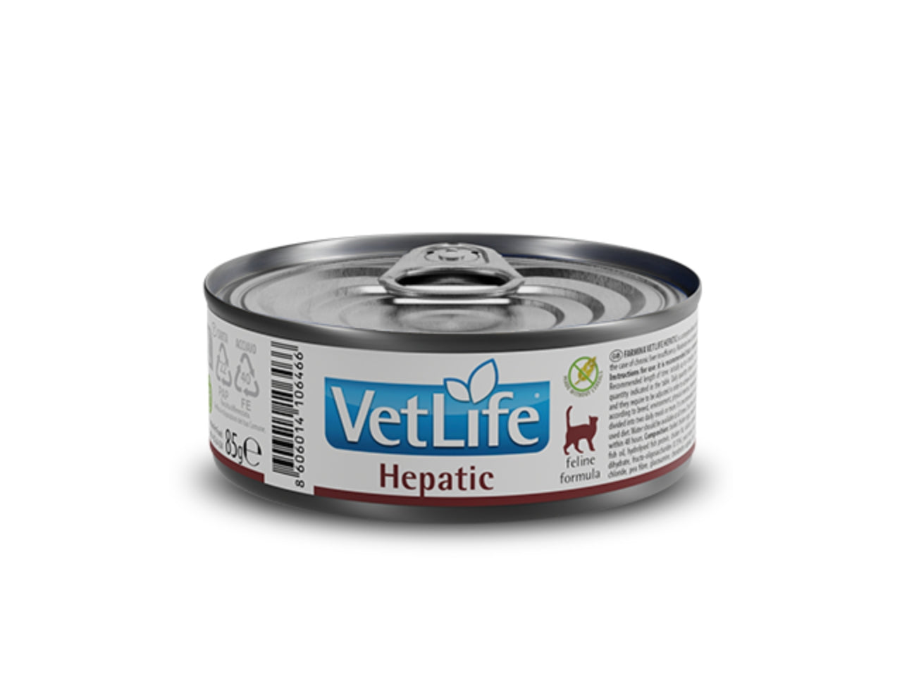 Ração Úmida Vet Life Hepatic Gatos Doença Hepática Sachê 85g