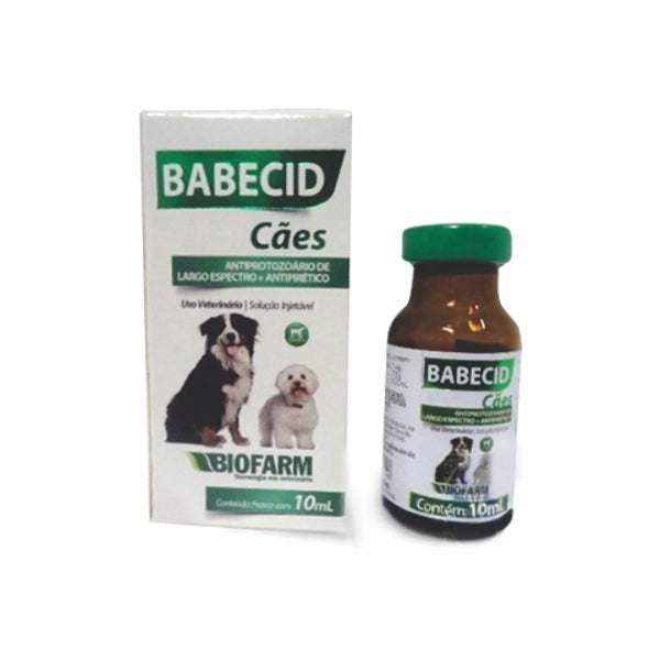 Babecid 10ml | Antiprotozoário e Antipirético para Cães | Biofarm
