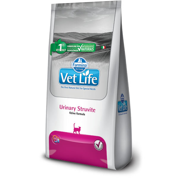 Farmina Vet Life Natural Urinary Struvite Food for Adult Cats with Urinary Disorders