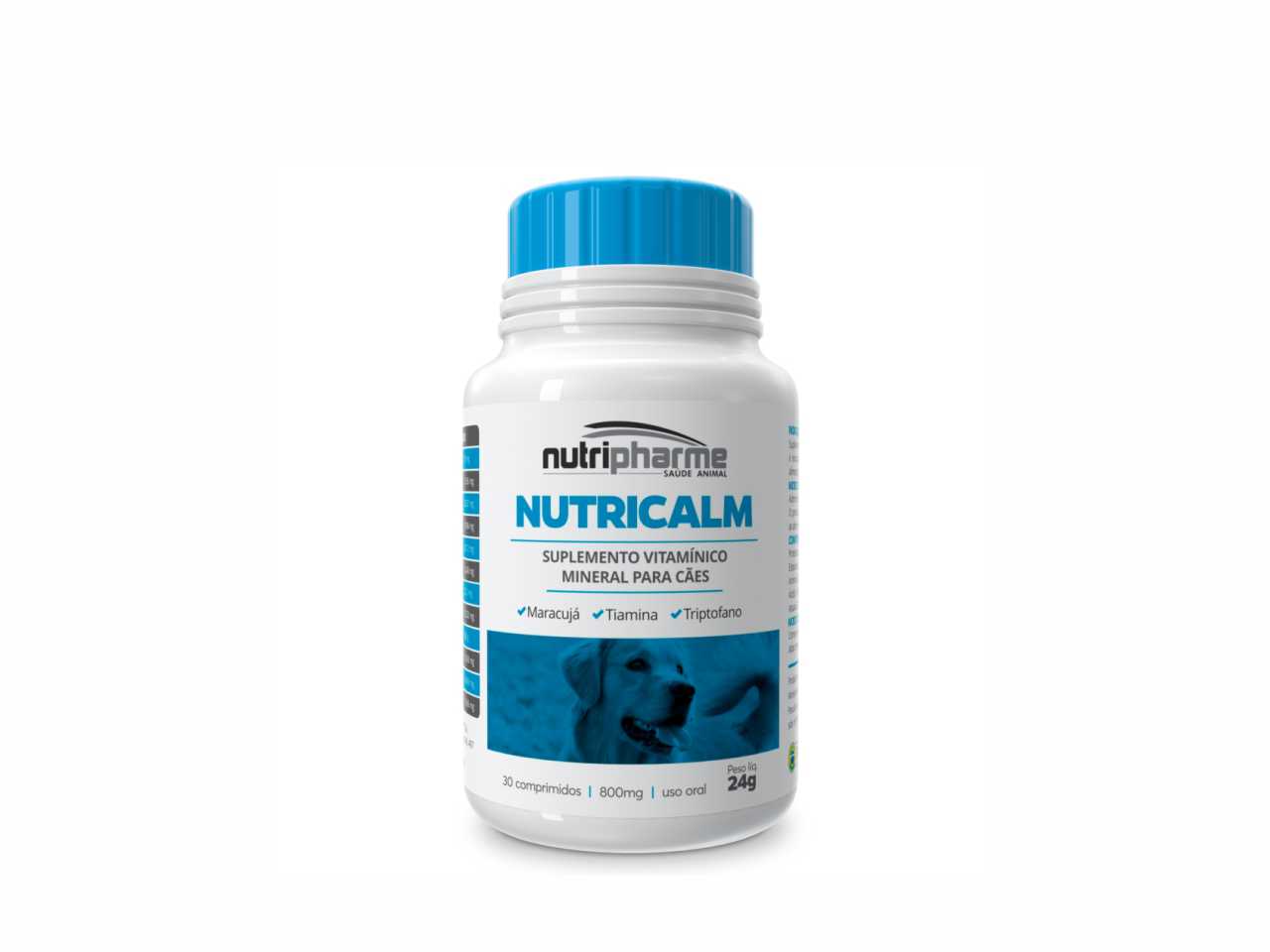 NUTRICALM 30 COMPRIMIDOS | Suplemento para Cães Agitados