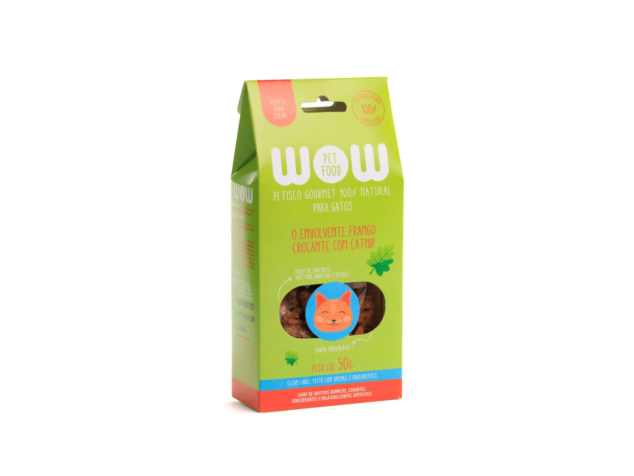 WOW Pet Food Natural cat treats with chicken breast flavor and catnip