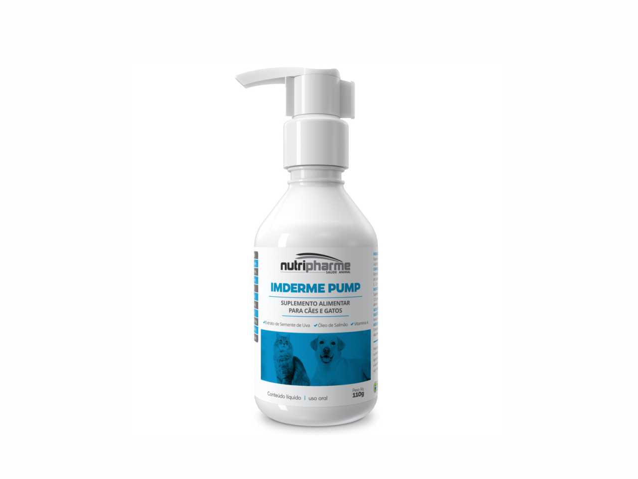 Imderme Pump 110g | Suplemento Alimentar | Cães e Gatos