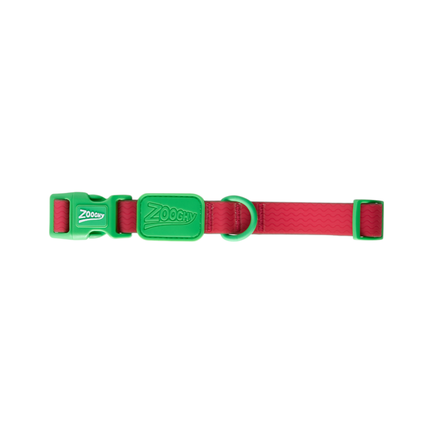 Coleira Acqua Wave Rosa-Verde | Zooghy