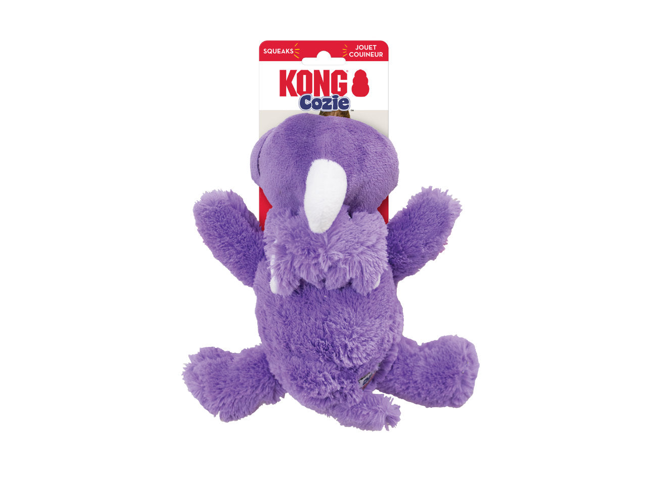 Brinquedo Pelúcia KONG Cozie Rosie Rhino Rinoceronte | Cães M