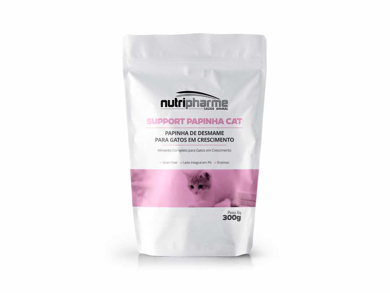 SUPPORT PAPINHA CAT 300G SACHE | Papinha de Desmame para Gatos em Crescimento