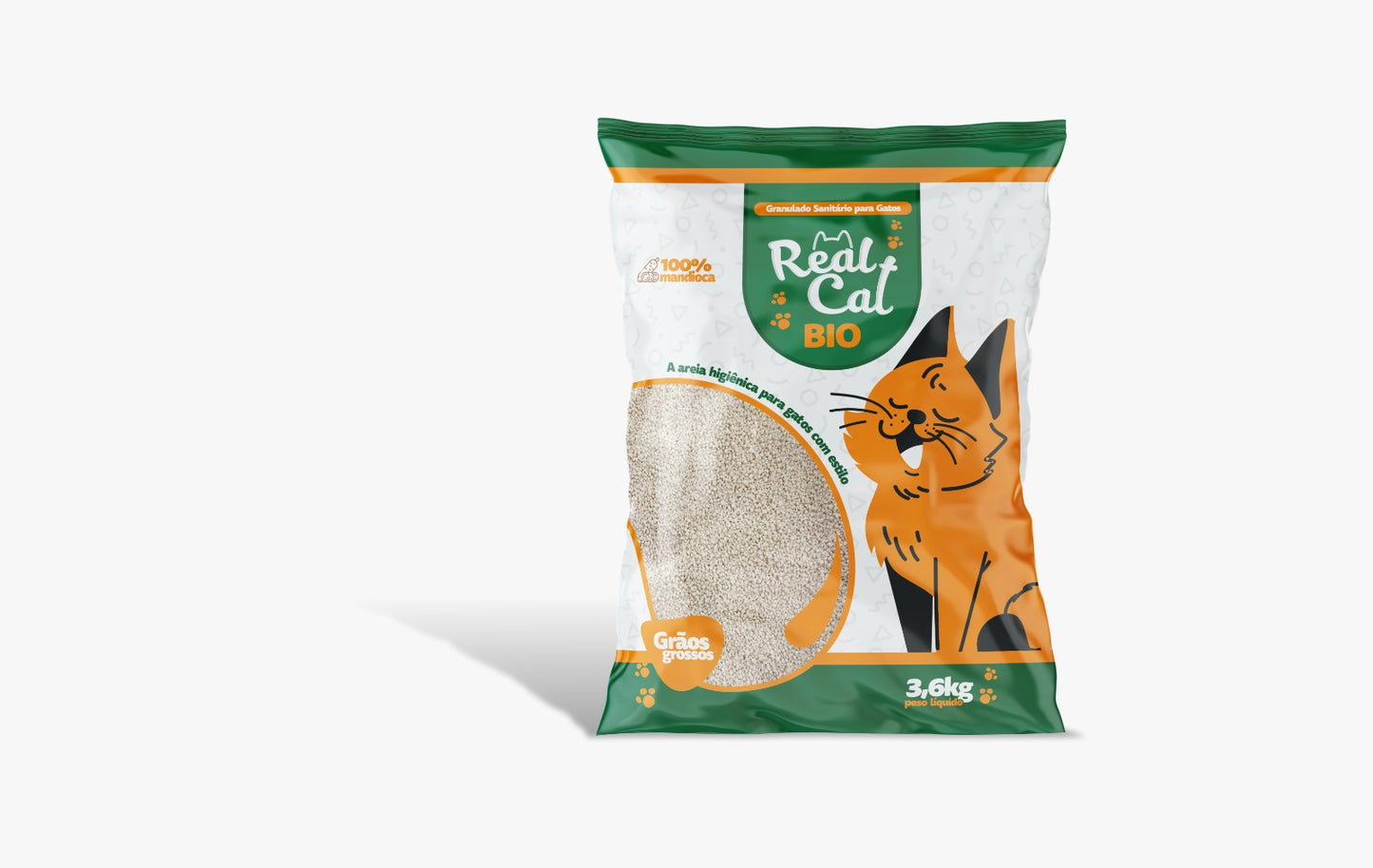 Areia Higiênica Biodegradável | Real Cat