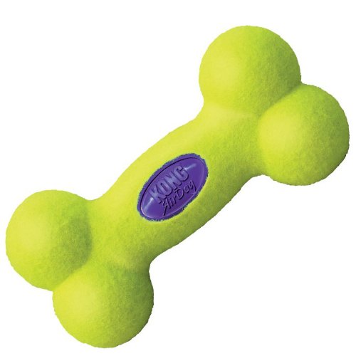 KONG Airdog Squeaker Bone Pequeno | Brinquedo com Apito para Cachorro