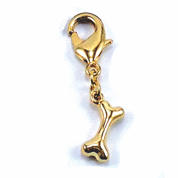 Pingente Metal Osso Pequeno PP Para Pet Pelle Pet