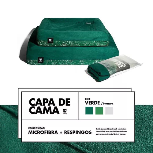 Capa de Cama Zee.Bed Verde P | | Zee.Dog