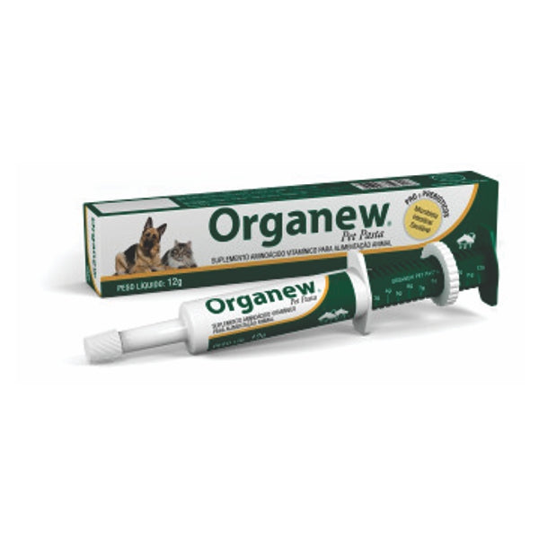 Suplemento Organew Pet Pasta 12g para Cães e Gatos | Vetnil
