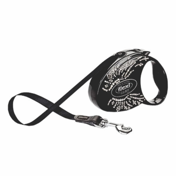 Flexi Glam Wings Retractable Dog and Cat Leash with Swarovski Crystals