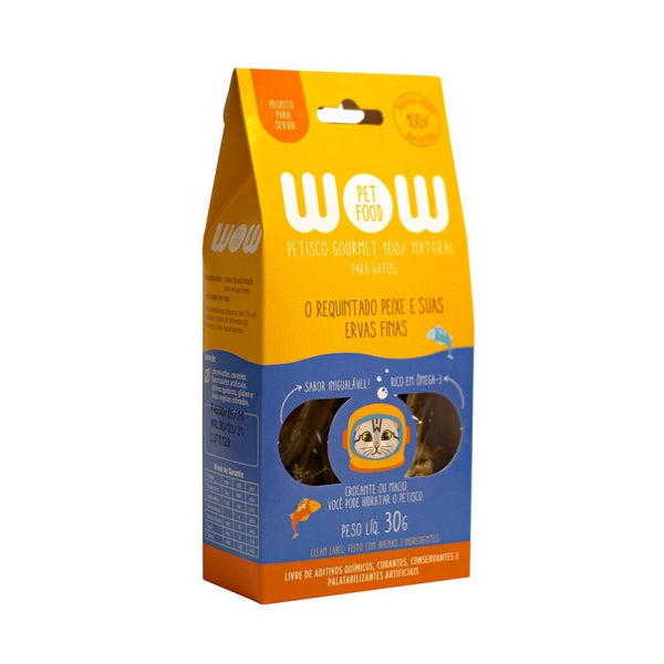 WOW Pet Food Natural cat treat with fish and fine herbs flavor