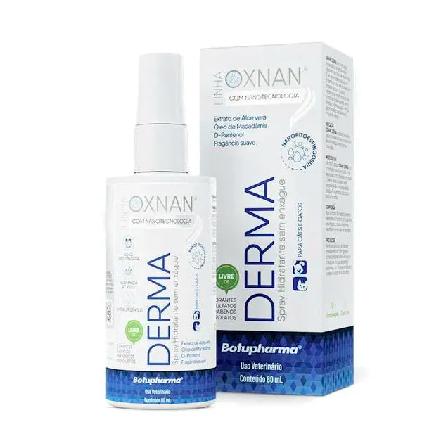 OXNAN Derma Hidratante para Peles Sensíveis 80ml Cães e Gatos | Botupharma