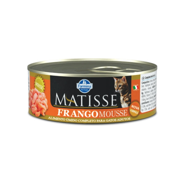 Farmina Matisse Mousse Frango 85g | Ração Úmida para Gatos Adultos