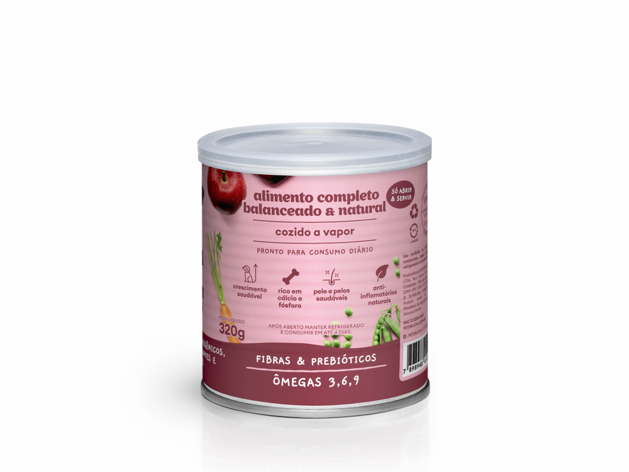 Pet Delícia Dog Food Chicken 320g | Natural Dog Food for Puppies